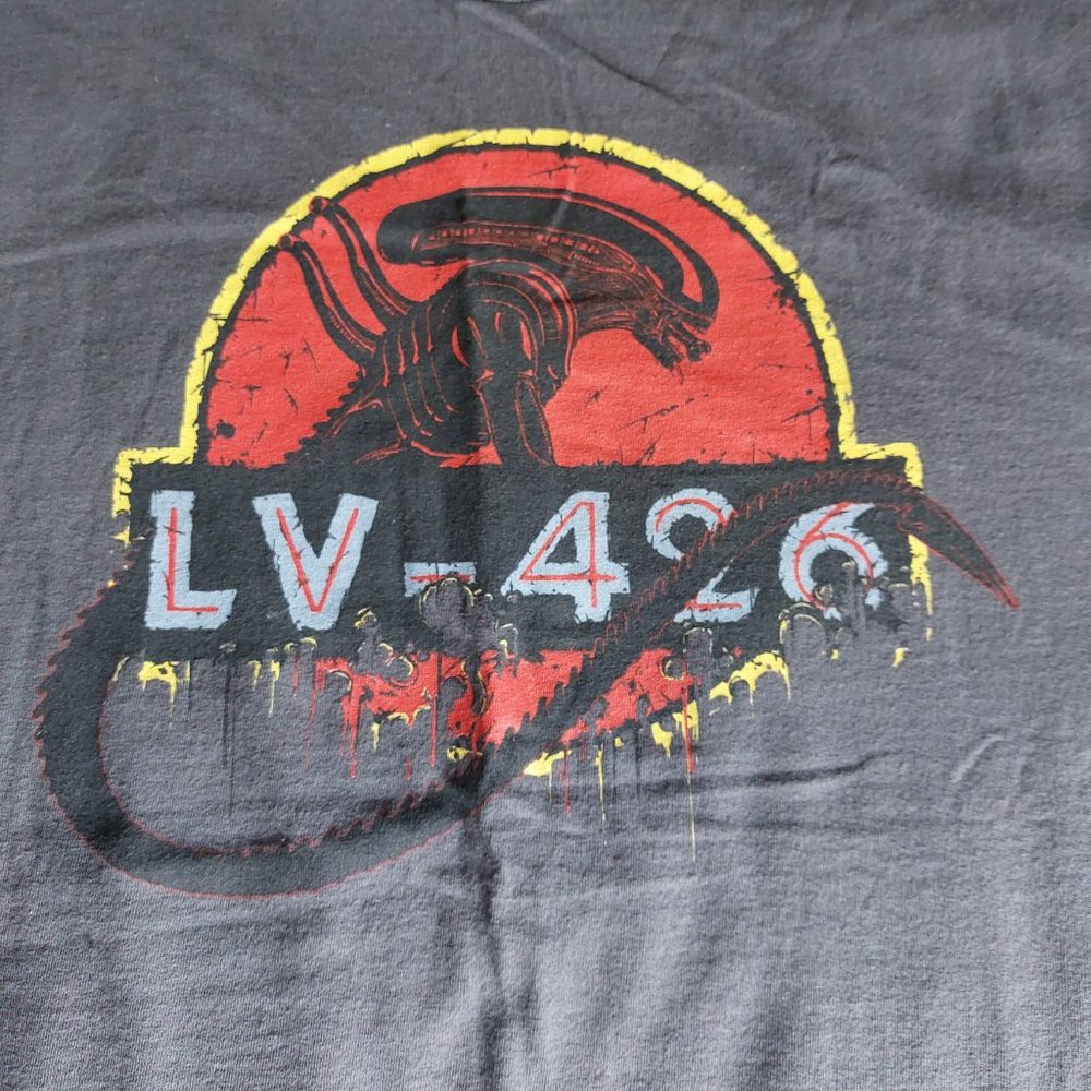 TeeFury Aliens LV-426 Distressed Logo Shirt